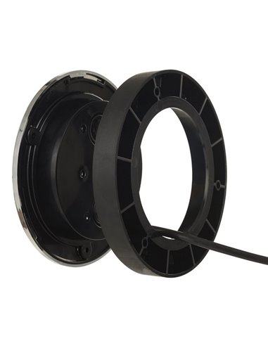 Piloto trasero LED LUNA cromado LZD 2448 / LZD 2449 12/24V 3 funciones ECE E9