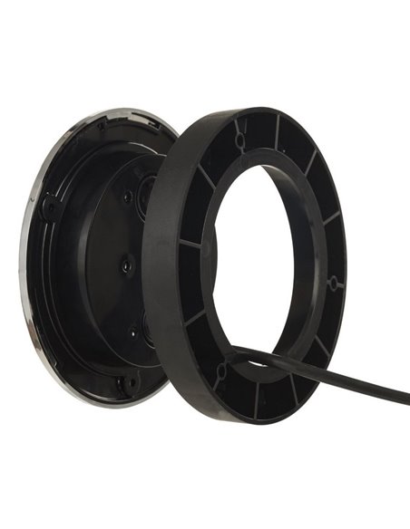Piloto trasero LED LUNA cromado LZD 2448 / LZD 2449 12/24V 3 funciones ECE E9