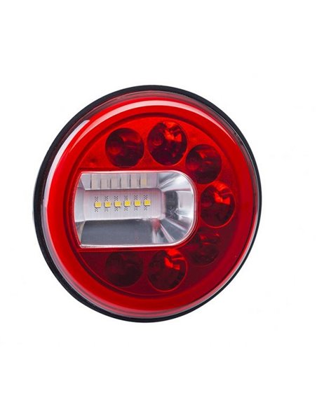 Feu arrière néon LED LUNA LZD 2450 / LZD 2451 avec feux de position, antibrouillard et de recul 12/24 V IP68