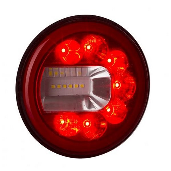 Lanterna traseira de LED neon LUNA LZD 2450 / LZD 2451 com luzes de posição, neblina e ré, 12/24V, IP68