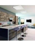 Plafón de Techo cuadrado LED | Plafón de Techo LED para Cocina potente | LeonLeds Iluminación