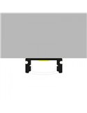 Perfil plano de superficie para tiras LED SID aluminio con difusor y accesorios 2 metros, 17,4x7mm