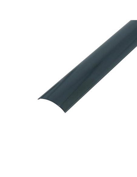 Difusor negro para perfil L negro para tiras LED (LM3673)