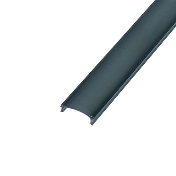 Difusor negro para perfil negro 15 mm para tiras LED (LM3672)