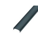 Difusor negro para perfil negro 12,5 mm para tiras LED (LM3670)