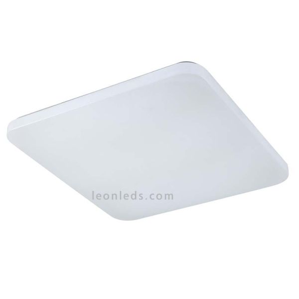Plafón de Techo LED Grande | Plafón cuadrado LED potente para Cocina | Plafón LED Luz Natural | LeonLeds Iluminación