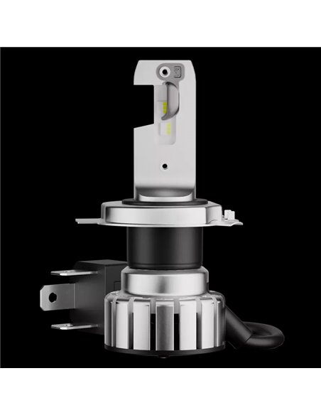 Ampoules LED H4/H19 homologuées NIGHT BREAKER LED SMART 6000K 1650/1000Lm Pack de 2, 64193DWNBSM-2HBH19