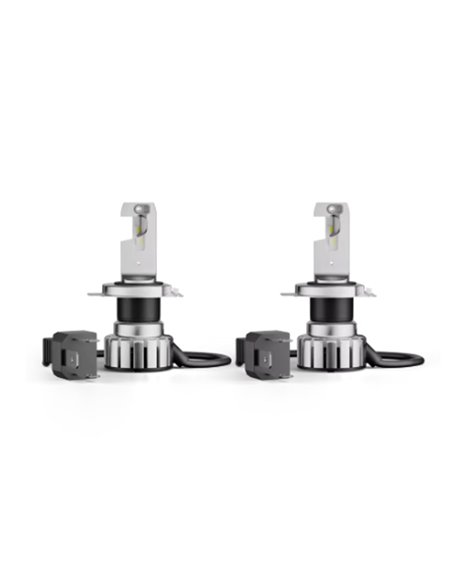 Lâmpadas LED H4/H19 homologadas NIGHT BREAKER LED SMART 6000K 1650/1000Lm Pacote com 2, 64193DWNBSM-2HBH19