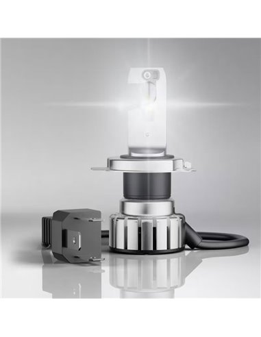 Ampoules LED H4/H19 homologuées NIGHT BREAKER LED SMART 6000K 1650/1000Lm Pack de 2, 64193DWNBSM-2HBH19