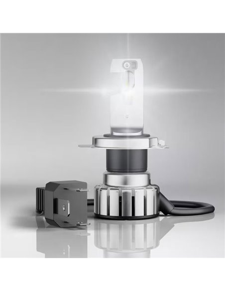 Lâmpadas LED H4/H19 homologadas NIGHT BREAKER LED SMART 6000K 1650/1000Lm Pacote com 2, 64193DWNBSM-2HBH19