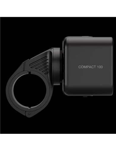 Set de luces para bicicleta LEDsBIKE COMPACT 100 SET 100 lux con modo automático, luz de freno, USB-C e IP54