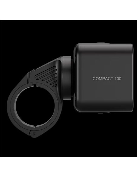 Set de luces para bicicleta LEDsBIKE COMPACT 100 SET 100 lux con modo automático, luz de freno, USB-C e IP54