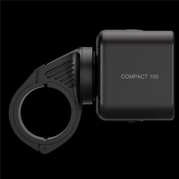 Set de luces para bicicleta LEDsBIKE COMPACT 100 SET 100 lux con modo automático, luz de freno, USB-C e IP54