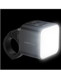 Set de luces para bicicleta LEDsBIKE COMPACT 100 SET 100 lux con modo automático, luz de freno, USB-C e IP54