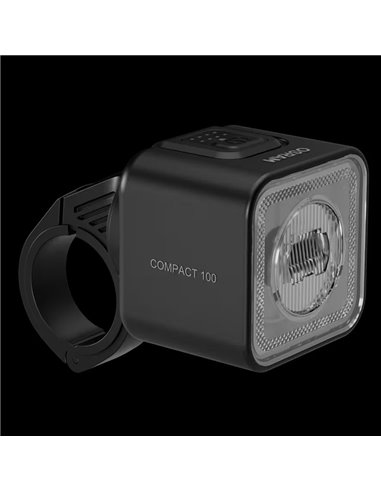 Set de luces para bicicleta LEDsBIKE COMPACT 100 SET 100 lux con modo automático, luz de freno, USB-C e IP54