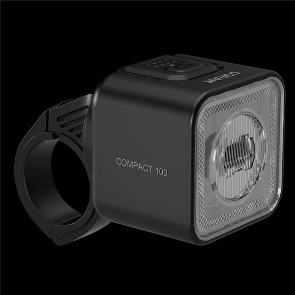 Set de luces para bicicleta LEDsBIKE COMPACT 100 SET 100 lux con modo automático, luz de freno, USB-C e IP54