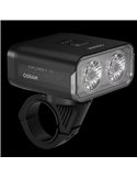 Set de luces para bicicleta LEDsBIKE EXPLORER X 500 SET 500Lm con USB-C, IP54 y soporte Garmin Ø22,2–35 mm
