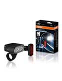 Set de luces para bicicleta LEDsBIKE EXPLORER X 500 SET 500Lm con USB-C, IP54 y soporte Garmin Ø22,2–35 mm
