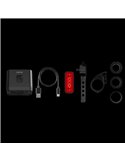 Set de luces para bicicleta LEDsBIKE EXPLORER X 500 SET 500Lm con USB-C, IP54 y soporte Garmin Ø22,2–35 mm
