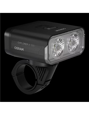 Set de luces bicicleta LEDsBIKE EXPLORER X 1000 SET 1000Lm con modo automático, luz de freno, USB-C e IP54