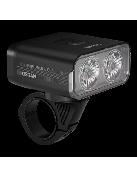 Set de luces bicicleta LEDsBIKE EXPLORER X 1000 SET 1000Lm con modo automático, luz de freno, USB-C e IP54