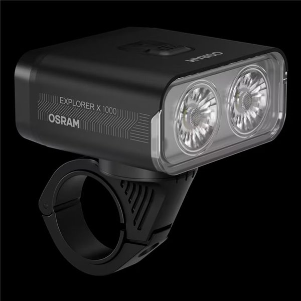 Set de luces bicicleta LEDsBIKE EXPLORER X 1000 SET 1000Lm con modo automático, luz de freno, USB-C e IP54