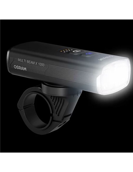 Set de luces para bicicleta LEDsBIKE MULTI BEAM X 1000 SET 1000Lm con luces largas, automático y USB-C, IP54