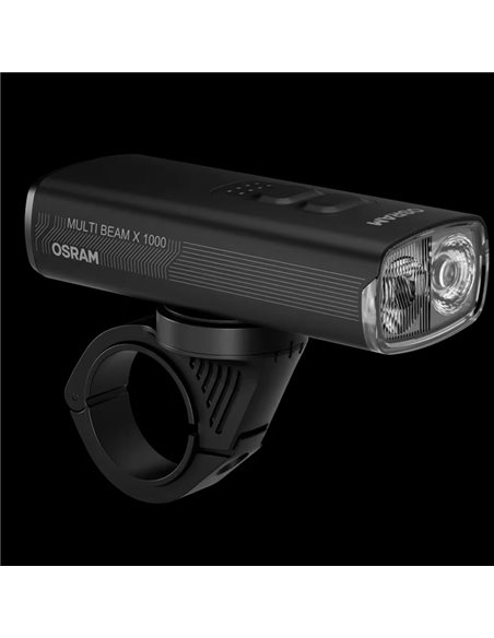 Set de luces para bicicleta LEDsBIKE MULTI BEAM X 1000 SET 1000Lm con luces largas, automático y USB-C, IP54