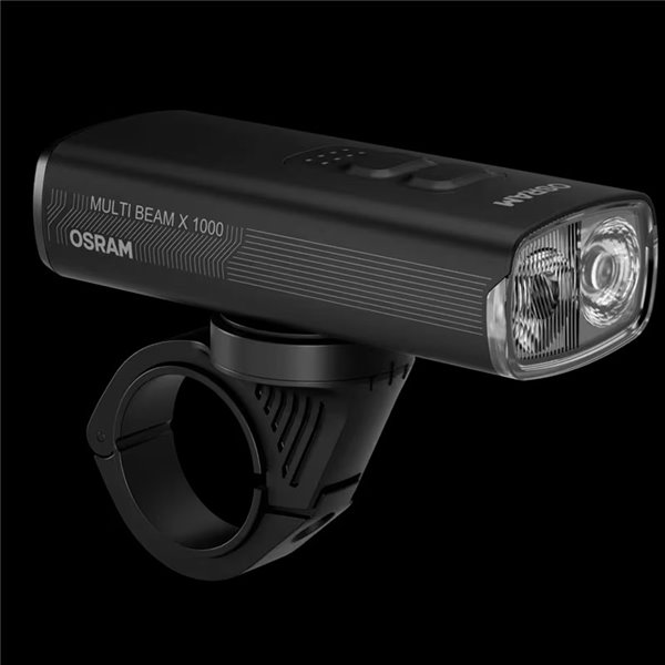 Set de luces para bicicleta LEDsBIKE MULTI BEAM X 1000 SET 1000Lm con luces largas, automático y USB-C, IP54