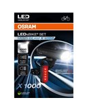 Conjunto de luzes para bicicleta LEDsBIKE MULTI BEAM X 1000 de 1000 lúmens com farol alto, acionamento automático e USB-C, IP54