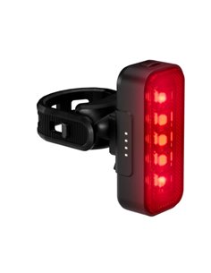 Lanterna traseira compacta LEDsBIKE para bicicleta com luz de freio, automática e USB-C, StVZO, IP54