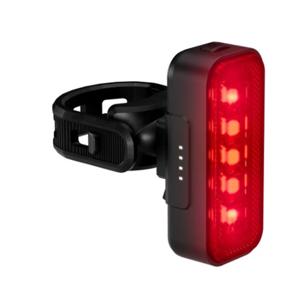 Luz trasera para bicicleta LEDsBIKE COMPACT REAR con luz de freno, automático y USB-C, StVZO, IP54