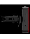 Luz trasera para bicicleta LEDsBIKE COMPACT REAR con luz de freno, automático y USB-C, StVZO, IP54