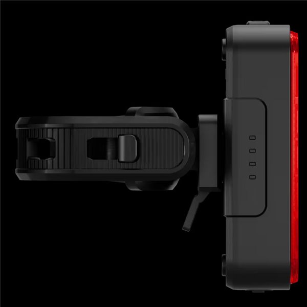 Luz trasera para bicicleta LEDsBIKE COMPACT REAR con luz de freno, automático y USB-C, StVZO, IP54