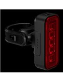 Luz trasera para bicicleta LEDsBIKE X REAR con luz de freno, automático y flash, USB-C e IP54