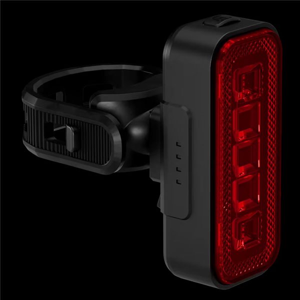 Luz trasera para bicicleta LEDsBIKE X REAR con luz de freno, automático y flash, USB-C e IP54
