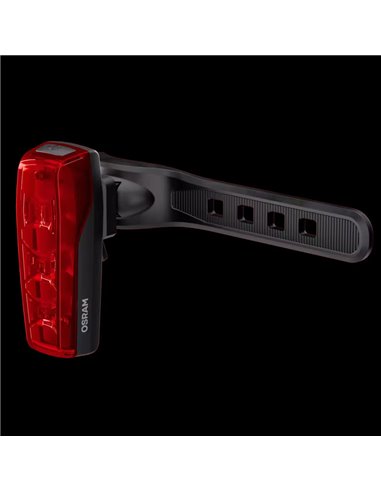 Luz traseira de bicicleta LEDsBIKE RACE com luz de freio e modo automático, USB-C, StVZO e IP54