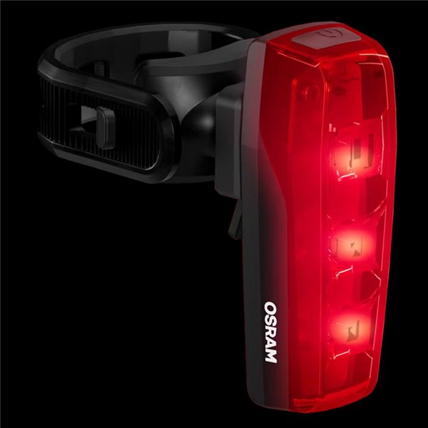 Luz traseira de bicicleta LEDsBIKE RACE com luz de freio e modo automático, USB-C, StVZO e IP54