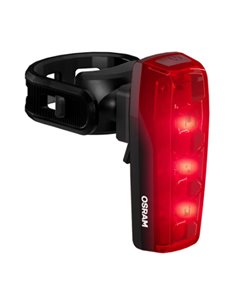 Luz trasera para bicicleta LEDsBIKE RACE REAR con luz de freno y modo automático, USB-C, StVZO e IP54