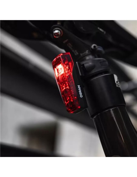 Luz trasera para bicicleta LEDsBIKE RACE REAR con luz de freno y modo automático, USB-C, StVZO e IP54