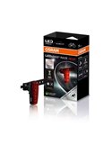 Luz traseira de bicicleta LEDsBIKE RACE com luz de freio e modo automático, USB-C, StVZO e IP54