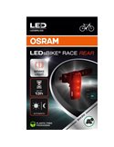 Luz traseira de bicicleta LEDsBIKE RACE com luz de freio e modo automático, USB-C, StVZO e IP54