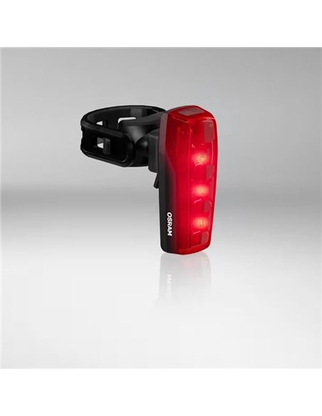 Luz traseira de bicicleta LEDsBIKE RACE com luz de freio e modo automático, USB-C, StVZO e IP54