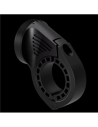 Kit de montaje para luces de bicicleta LEDsBIKE ACC101 con soporte Garmin y correa trasera, Ø22,2–35 mm