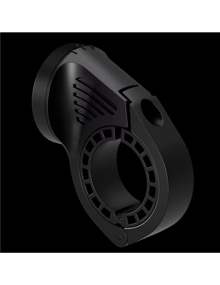 Kit de fixation pour éclairage vélo LEDsBIKE ACC101 avec support Garmin et sangle arrière, Ø 22,2–35 mm