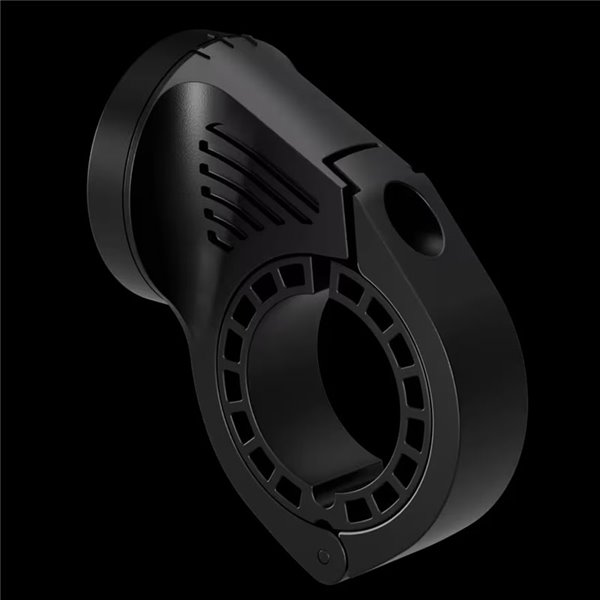 Kit de fixation pour éclairage vélo LEDsBIKE ACC101 avec support Garmin et sangle arrière, Ø 22,2–35 mm