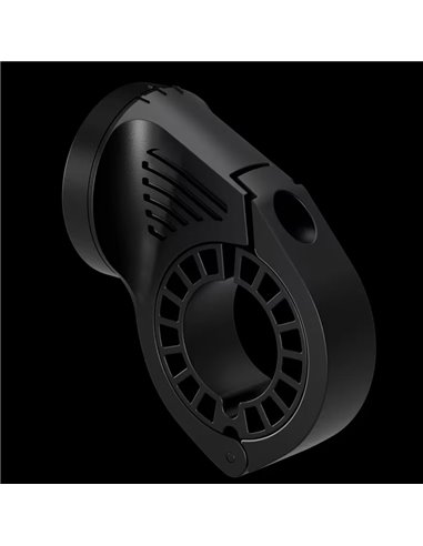 Kit de montaje para luces de bicicleta LEDsBIKE ACC101 con soporte Garmin y correa trasera, Ø22,2–35 mm