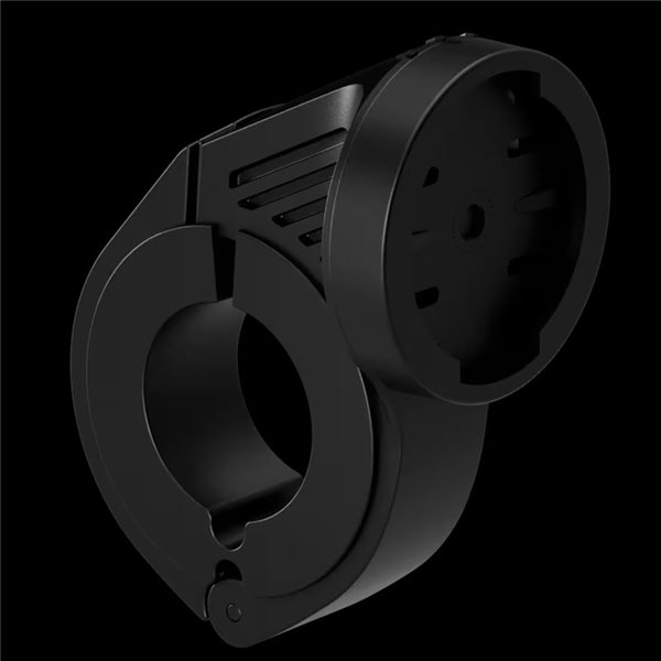 Kit de montaje para luces de bicicleta LEDsBIKE ACC101 con soporte Garmin y correa trasera, Ø22,2–35 mm