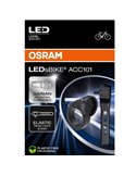 Kit de montaje para luces de bicicleta LEDsBIKE ACC101 con soporte Garmin y correa trasera, Ø22,2–35 mm