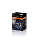 Kit de montaje para luces de bicicleta LEDsBIKE ACC101 con soporte Garmin y correa trasera, Ø22,2–35 mm